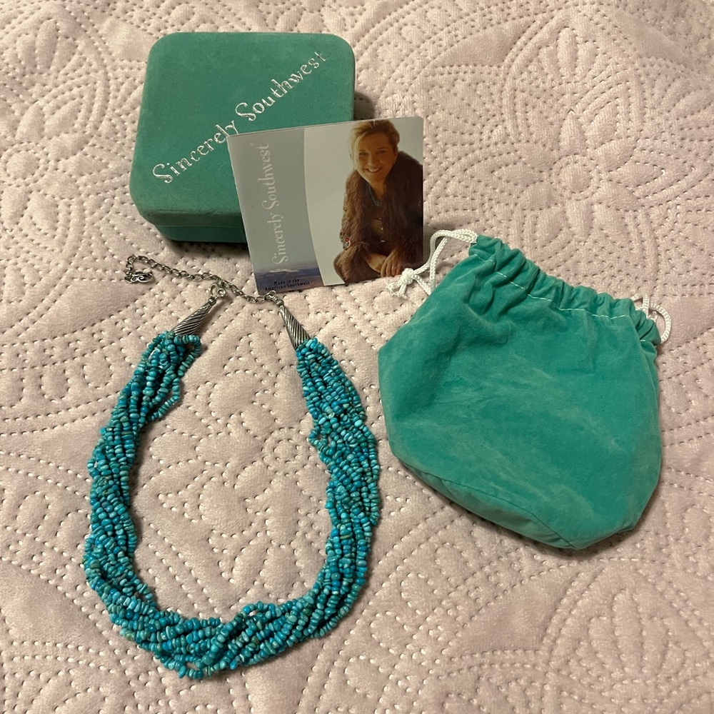 Carolyn Pollack Turquoise Beaded Necklace